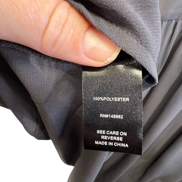 Nwt 2/2x Torrid Lexie Gray Hi-Lo Chiffon Tunic Size #11437435 - Picture 12 of 14